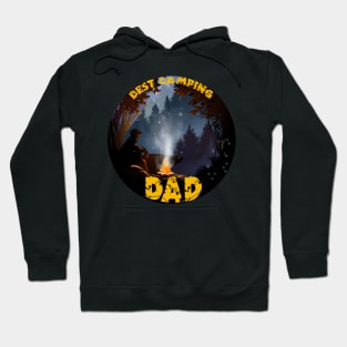 Best Camping Dad Ever Funny Camping Hoodie